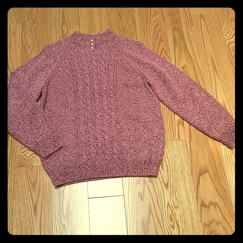 Pink knit sweater